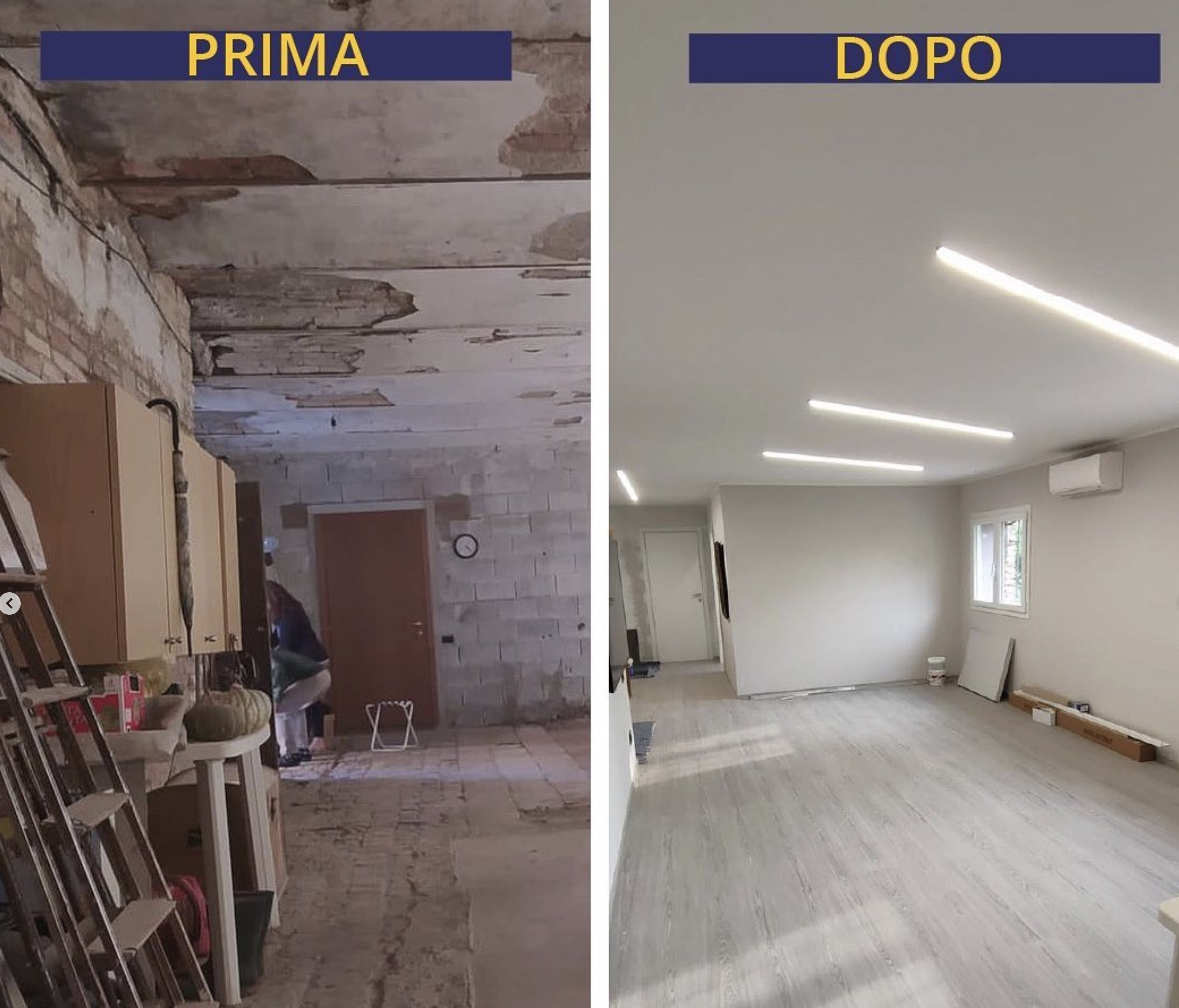 prima e dopo